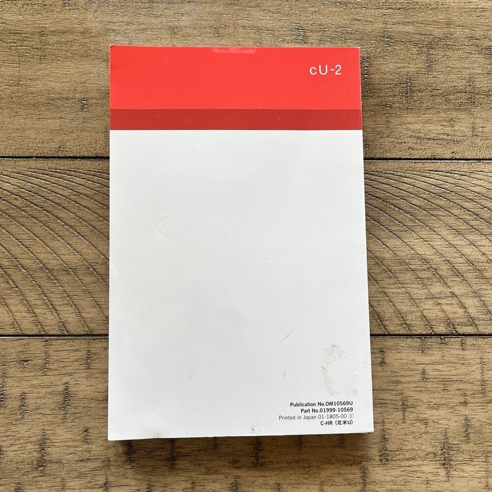 2019 Toyota C-HR Owner's Manual Good - Picture 7 of 7